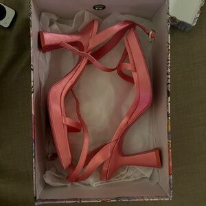 Jeffrey Campbell Ameria Pink Satin Heel